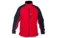 LAHTI PRO Fleece jakna, crveno-siva, XL (176–182)