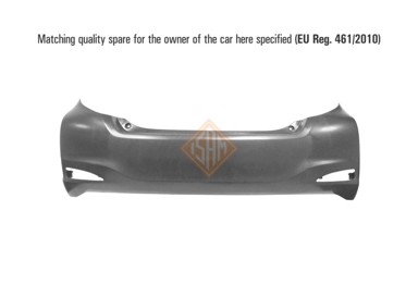 ISAM Zadnji branik Toyota Yaris 11-14