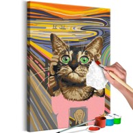 Slika za samostalno slikanje Cat Panic 40x60