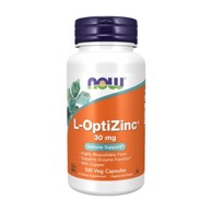 NOW Cink L-OptiZinc, 30 mg, 100 kapsula