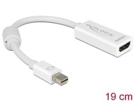 DELOCK Adapter mini DisplayPort (M) na HDMI (Ž), bijeli, kompatibilan sa Mac računalima