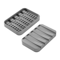 METALTEX Siva plastična posuda za sapun Gravity