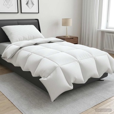Zimski set popluna i jastuka FULDA s 90% guščjeg paperja 135 x 200 cm, 300 g/m², 2 kom., bijeli
