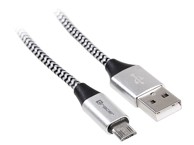 TRACER Kabel USB-A na Micro USB, USB 2.0, 1 m, crno-srebrni