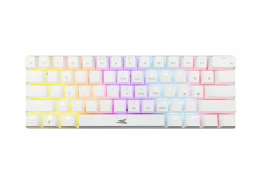 BARACUDA Gaming tipkovnica BGK-03111 DOLPHIN, bijela, crvene tipke, sw