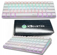 KBCUSTOM mehanička gaming tipkovnica KB61 60%, RGB, plavi prekidači