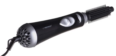 ESPERANZA Četka za kosu EBL001K, topla, 1.6 m, 400 W, crna