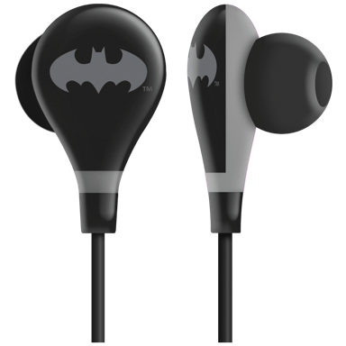DC Slušalice s mikrofonom Batman Ultra Bass, 3.5 mm, crna