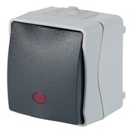 LUX TOOLS Prekidač nadžbukni nazidni IP44