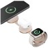 ENERGEA 3-U-1 induktivni punjač za pametne telefone MagSafe Qi 15 W Alumag Trio, crni