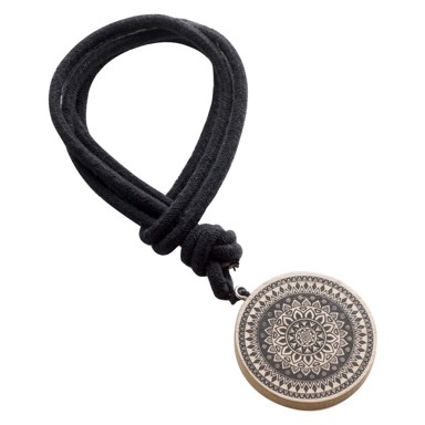 DOUCEUR D'INTÉRIEUR Kopča Hypnotica drvena/tekstilna za zavjese