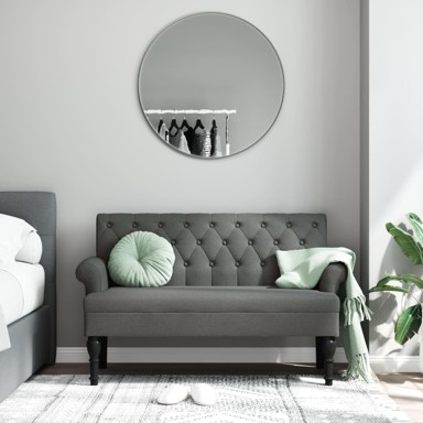 Klupa s naslonom tamnosiva 120 x 62 x 75,5 cm od tkanine
