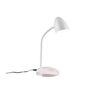 TRIO Bijela LED stolna lampa (visina 38 cm) Load 