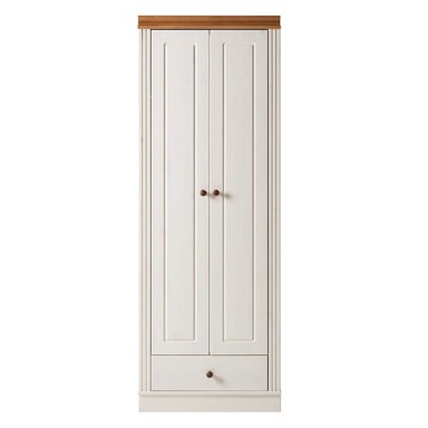 STØRAA Bijeli ormar od masivnog bora 65x180 cm Anita 