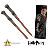 NOBLE COLLECTION Harry Potter Wand Pen and Bookmark
