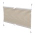 GARDINIA Bež rolete 80x150 cm Plisé Verona 