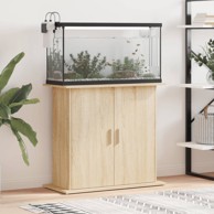 Stalak za akvarij boja hrasta 81 x 36 x 73 cm od konstruiranog drva