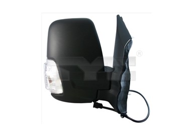 TYC Retrovizor Ford Transit 13-, bijeli, lijevi, vanjsko podešavanje, žmigavac