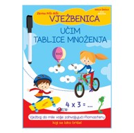 FORUM Dječja knjiga Vježbenica Piši-Riši, učim tablice množenja