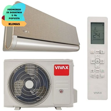 VIVAX Klima uređaj SINGLE SPLIT ACP-12CH35AEHI+, 3.81 kW, zlatna