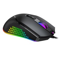 GAMENOTE Miš HV-MS814, žičani, crni