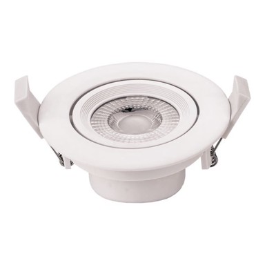 Ugradbena LED rasvjeta, downlight okrugli 7W, toplo bijelo