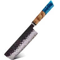 Damaskasti kuhinjski nož Ai-37542 Nakiri Kp37542, plavi