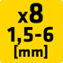 Torx ključevi, set od 8 komada