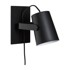 HUBSCH Crna zidna lampa Ardent