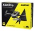 AMEWI Kvadkopter X4KPro, 4 rotora, 3840 x 2160 px, 1500 mAh, siva