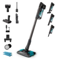 PHILIPS Štapni usisavač XC8155/01, 2 u 1, 0,6 l, baterijski, bez vrećice, plava