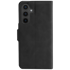 JUST IN CASE Preklopna maskica od umjetne kože za Samsung Galaxy S25+, crna