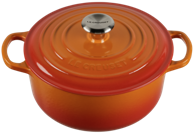 LE CREUSET Okrugli lonac Signature 20 cm narančasti
