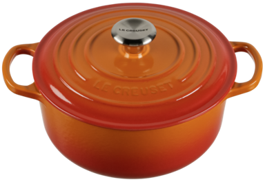 LE CREUSET Okrugli lonac Signature 20 cm narančasti