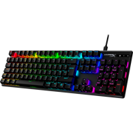 HYPERX Gaming tipkovnica Alloy Origins PBT HX Red, RGB, US raspored, crna