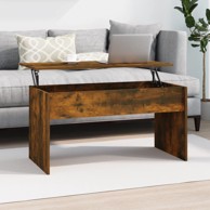 Stolić za kavu, 102 x 50,5 x 52,5 cm, konstruirano drvo, boja hrasta