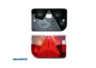 VALERYD Štop lampa za prikolicu lijeva Aspöck 200x136x59mm svjetlo za registraciju/katadiopter/bajonet utičnica 3010052