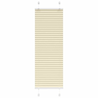 Roleta plisirana, 45x150 cm, širina tkanine 44,4 cm, krem