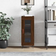 Komoda boja smeđeg hrasta 34,5 x 34 x 90 cm konstruirano drvo