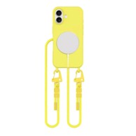 Tech-Protect MagNecklace MagSafe maskica s uzicom za iPhone 16, žuta