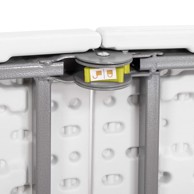 SPRINGOS Stol catering sklopivi 180x74x74 cm, bijeli