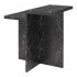 COSMOPOLITAN DESIGN Stolić Brielle 56x56 cm za kavu u mramornom dekoru, crni