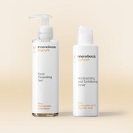 NORTHIX Set za čišćenje lica Rice InnovaGoods, 2 kom