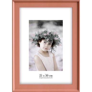 STYLER Narančasti zidni okvir Malaga, 28 x 37 cm
