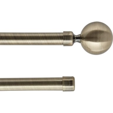 LUANCE Dupli set karniša razvlačni promjer 19 mm Paloma 120-210 cm, brončana