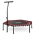 NEO-SPORT Fitness trampolin s ručkom 127 cm, šesterokutni, crveni