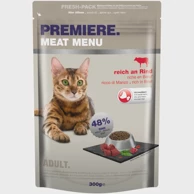 PREMIERE Hrana za mačke CAT MEAT MENU ADULT, govedina, 300 g