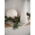 KÄHLER DESIGN Bijeli božićni porculanski svijećnjak Nobili, visina 19 cm
