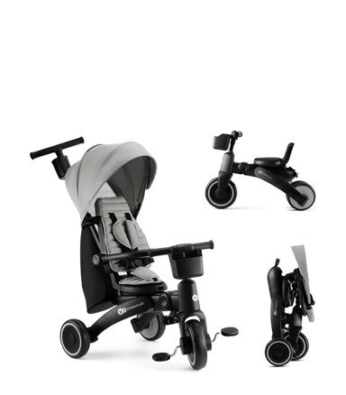 KINDERKFRAFT Sklopivi tricikč JAZZ 2, siva