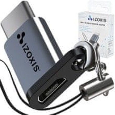 IZOXIS Adapter, USB-C, USB micro B 2.0